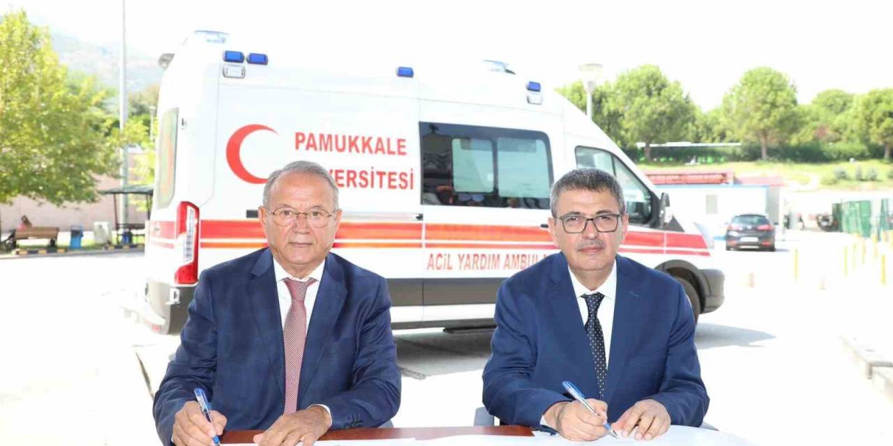 Paü Hastanesine Yeni Bir Ambulans Bağışlandı