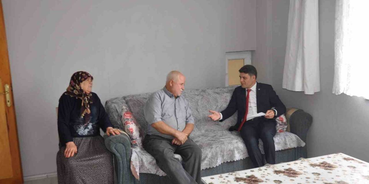 Kaymakam Göreve Başlar Başlamaz İlk İş Olarak Şehit Ailelerini Ziyaret Etti