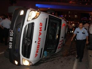 Samsun’da Ambulans Kazası: 5 Yaralı