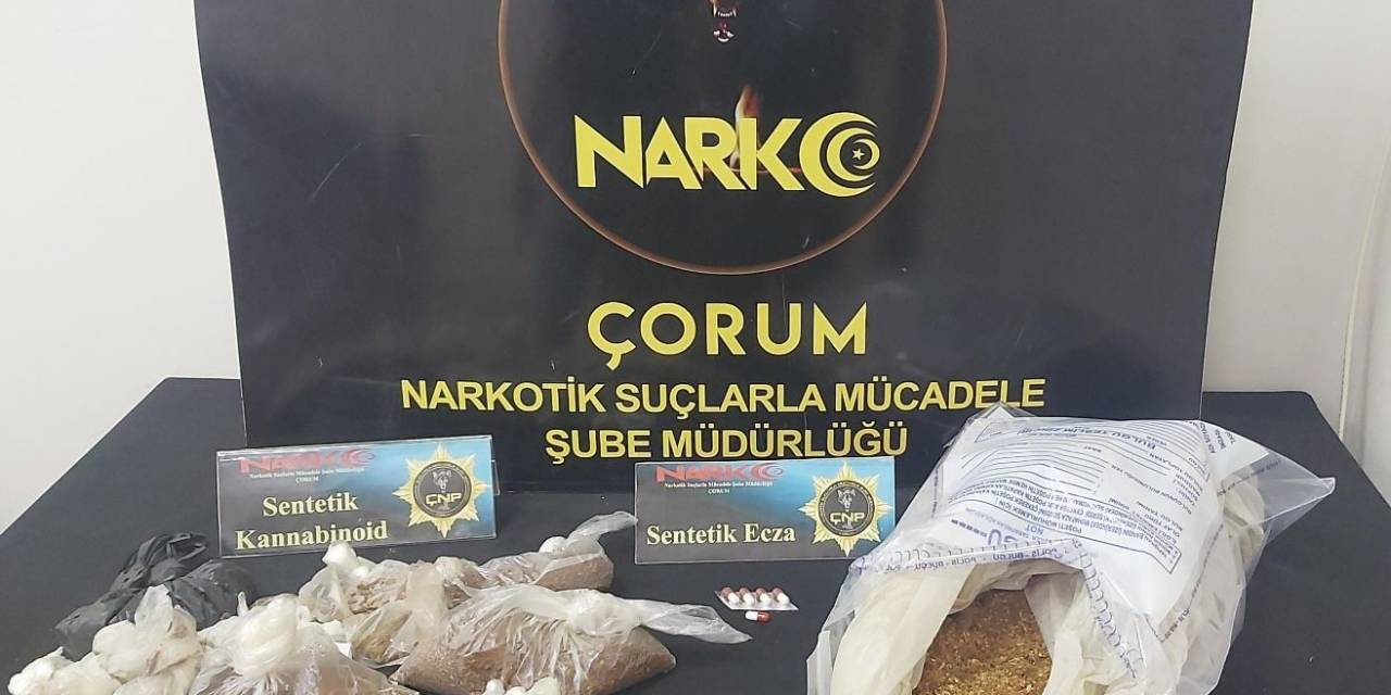 Çorum Polisinden Uyuşturucu Operasyonu