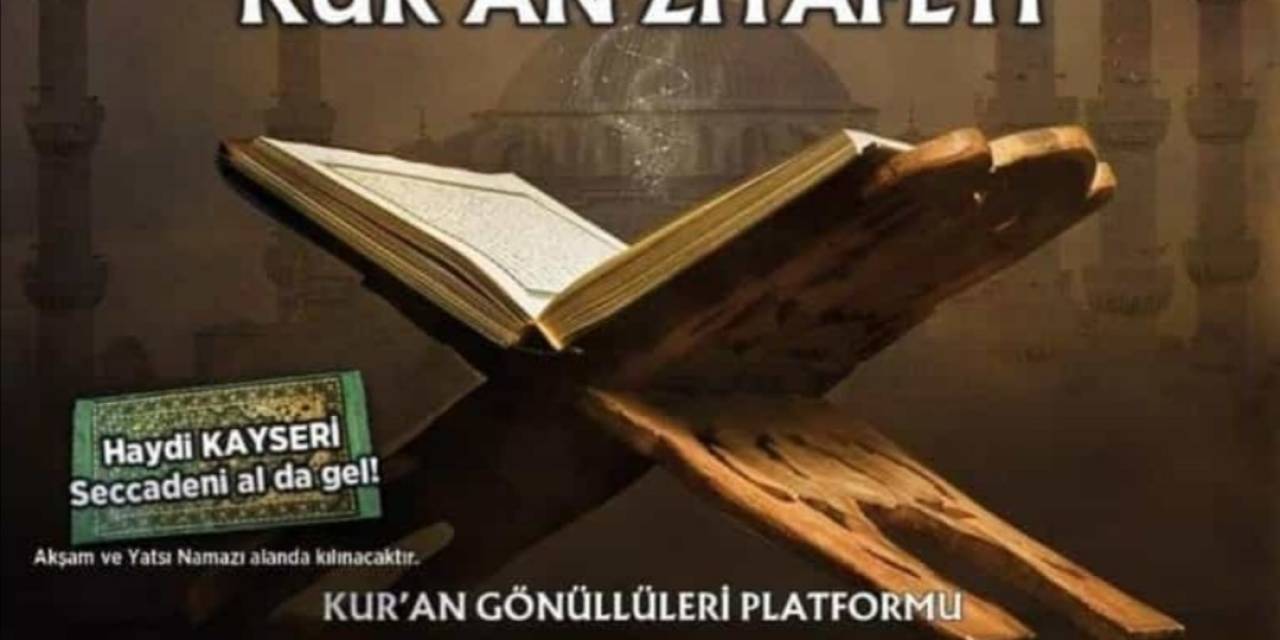 Kur’an Gönüllüleri Platformu’ndan Kur’an Ziyafeti