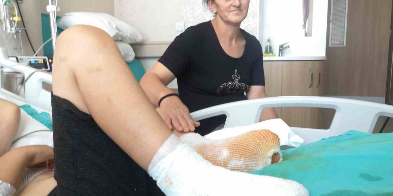 Çayırda Elektrik Akımına Kapılan Çocuk Ölümden Döndü