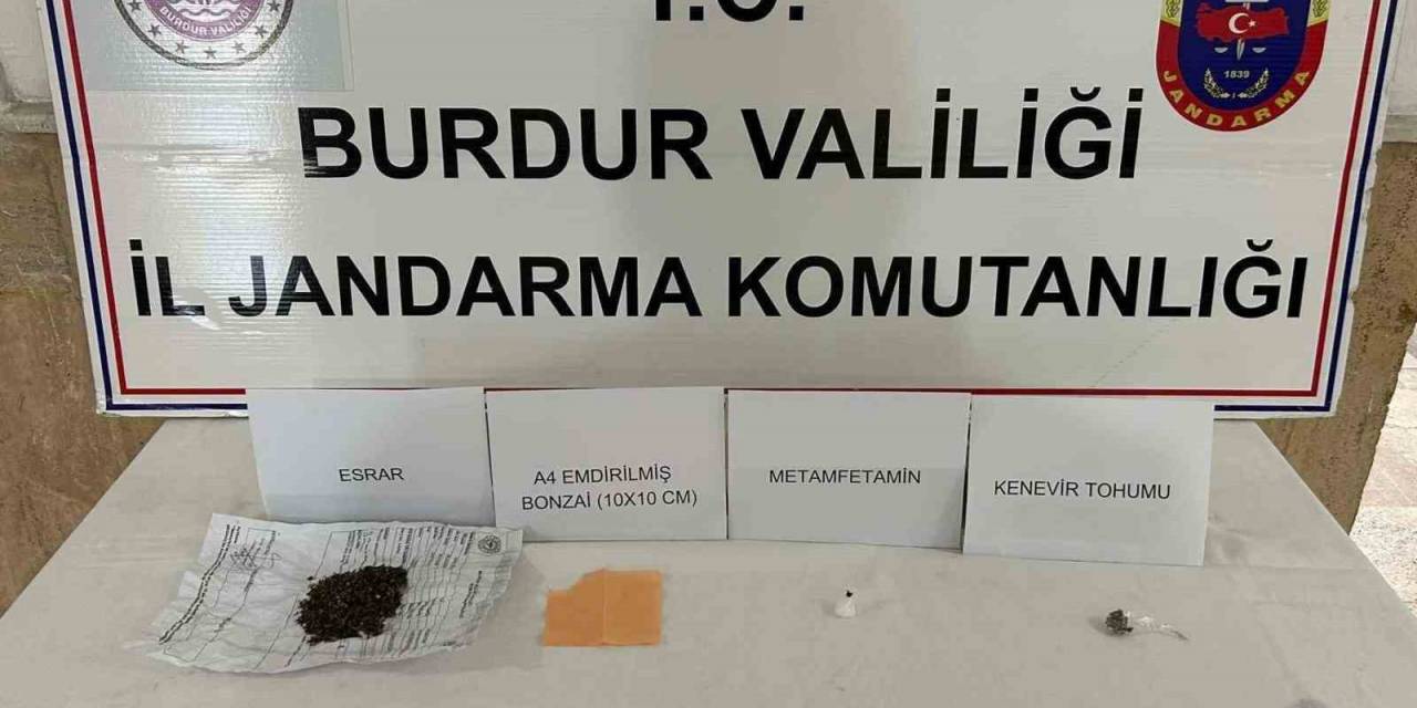 Burdur’da Jandarmadan Uyuşturucu Operasyonu