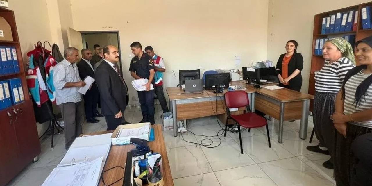 Kaymakam Altınsöz, Kurumlarda Denetim Yaptı