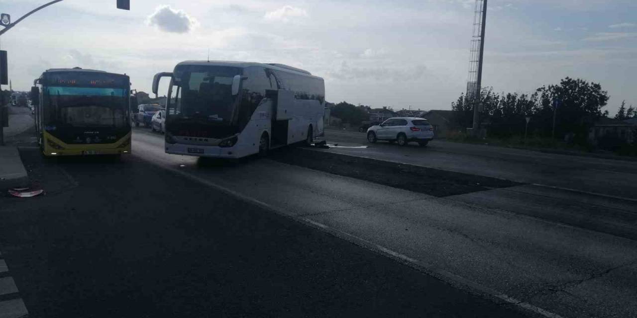 Silivri’de Kadın Otobüs Şoförünün Soğukkanlılığı Muhtemel Faciayı Önledi
