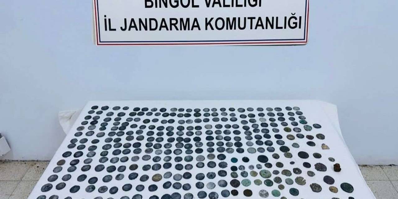 Bingöl’de 362 Adet Sikke Ve 2 Adet Göktaşı Ele Geçirildi