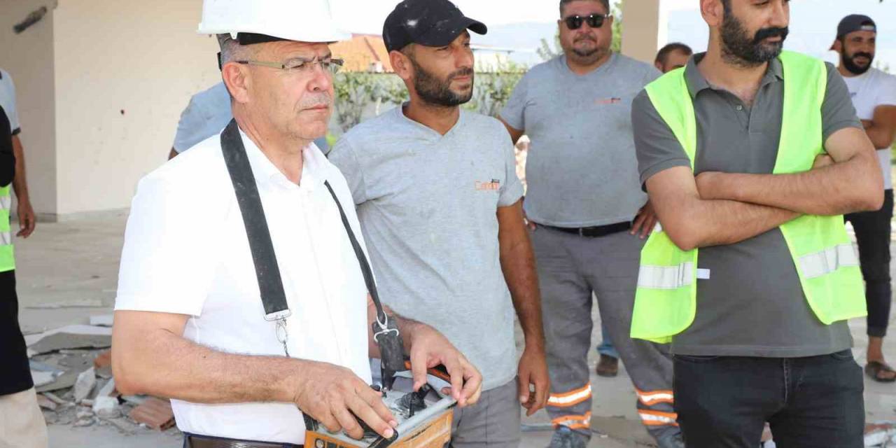 İlk Betonu Başkan Güler Döktü