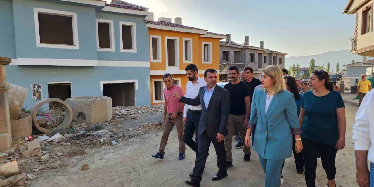 Ak Parti Milletvekili Ölmeztoprak, Pütürge İlçesindeki Yatırımları İnceledi