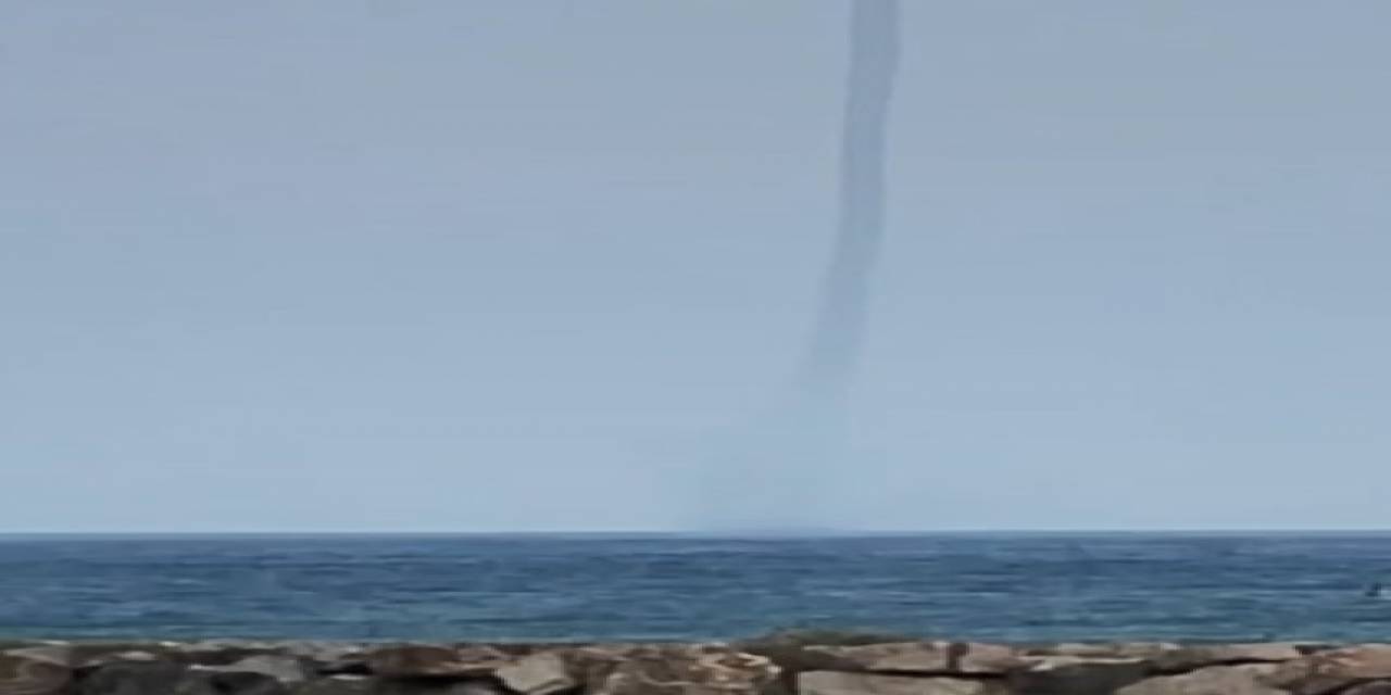 Ordu’da Denizde Hortum Oluştu