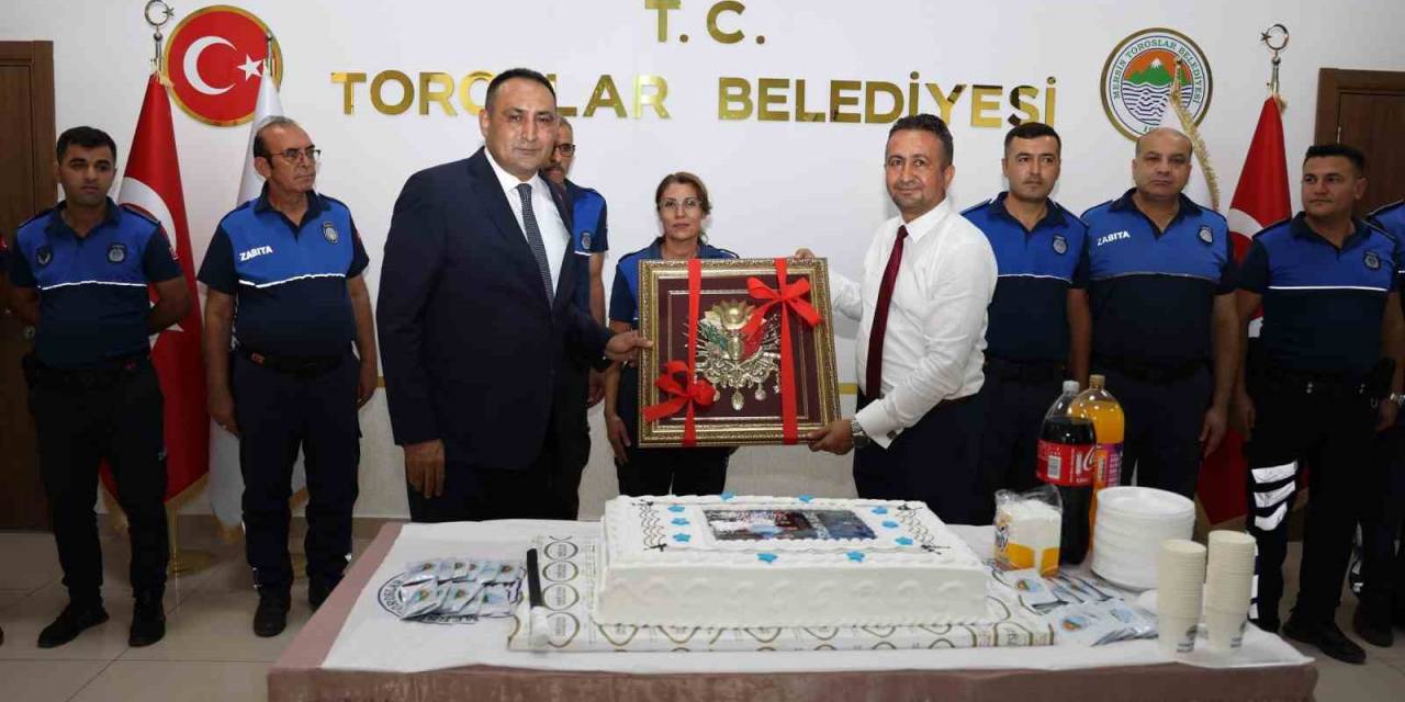 Toroslar’da Zabıta Haftası Pasta Kesilerek Kutlandı