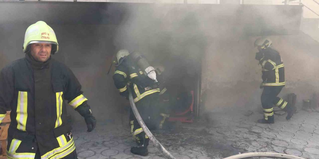 Burdur’da Besi Çiftliğinde Çıkan Yangın Büyümeden Söndürüldü