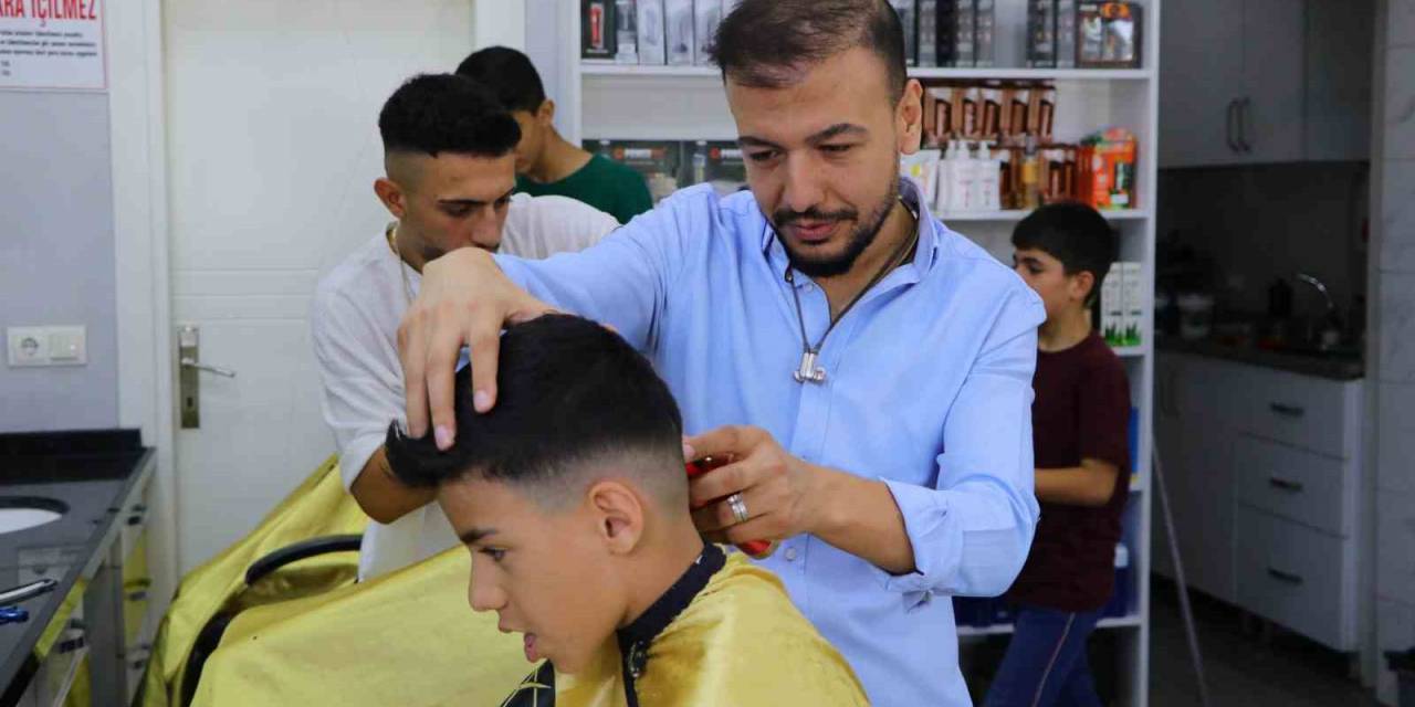 Okula Başlayacak Çocuklara Ücretsiz Tıraş