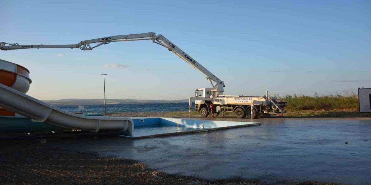 Lapseki’de Aqua Park Projesi Devam Ediyor
