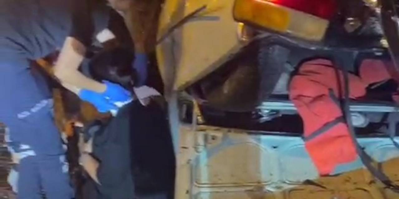 Mersin’de Trafik Kazası: 2 Yaralı