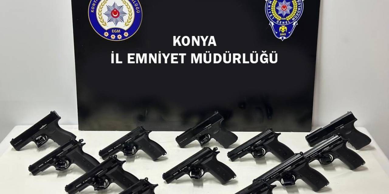 Konya’da 41 Ruhsatsız Silah Ele Geçirildi
