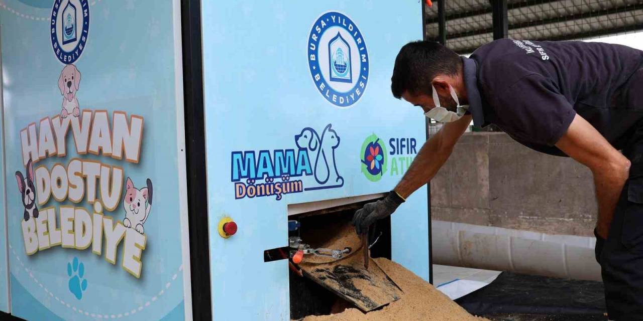 Yıldırım’da Atık Gıdalar Mamaya Dönüşüyor