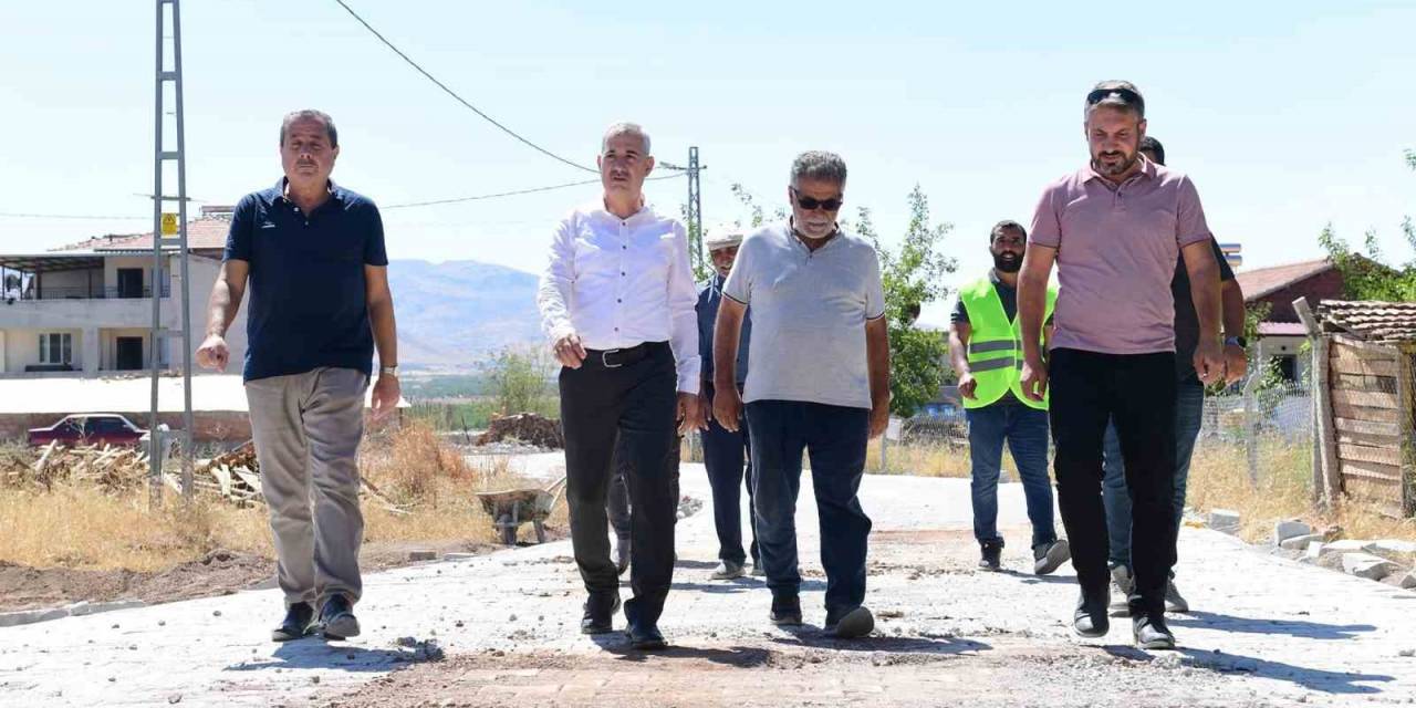 Çınar, Yol Çalışmalarını İnceledi