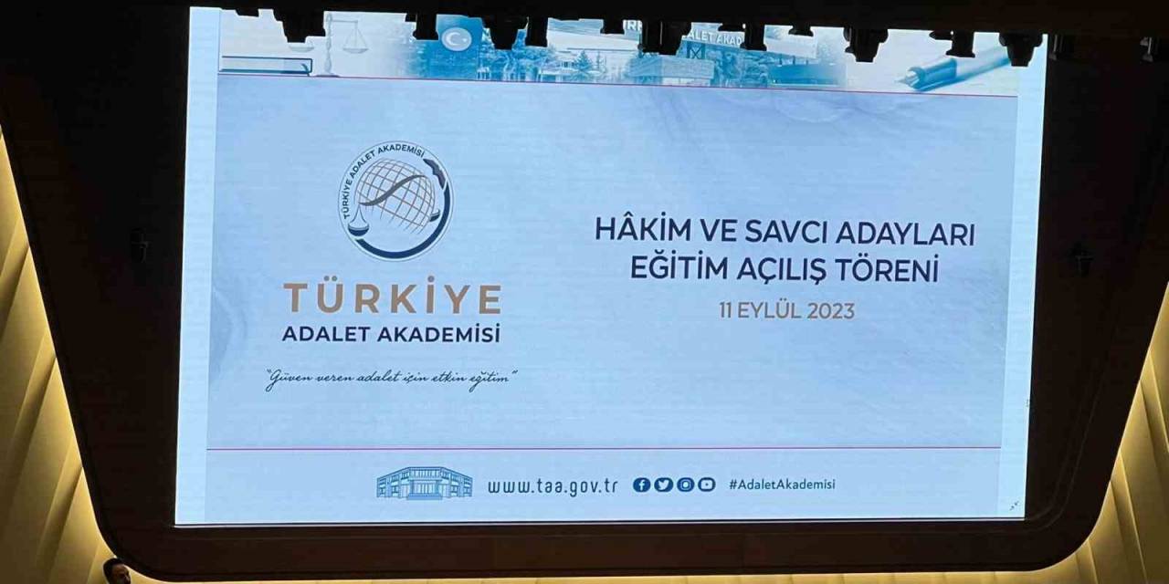 Adalet Bakanı Tunç, Türkiye Adalet Akademisi Eğitim Dönemi Açılış Törenine Katıldı