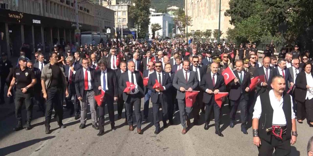 Bursa’nın Kurtuluşunun 101. Yılı  Coşkuyla Kutlandı