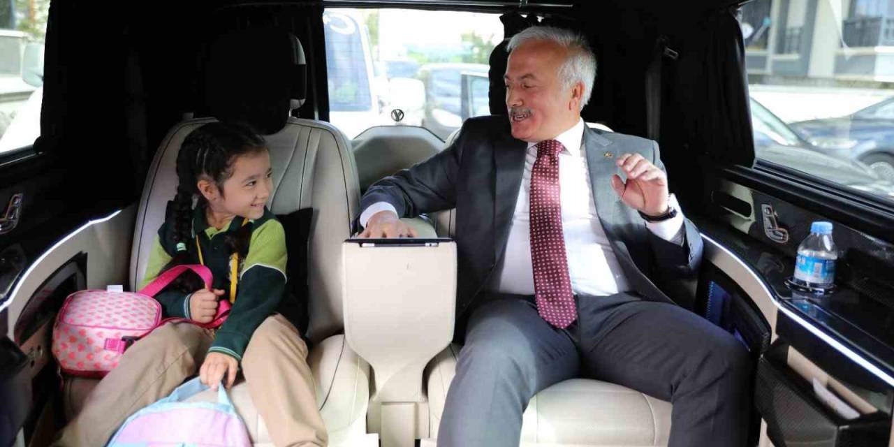 Şehit Uzman Çavuş’un Kızını Okula Vali Götürdü
