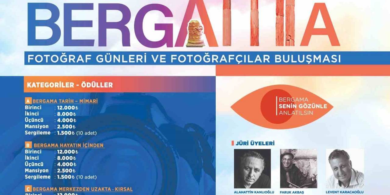 7. Uluslararası Bergama Fotoğraf Günleri Ve Fotoğrafçılar Maratonu Başlıyor