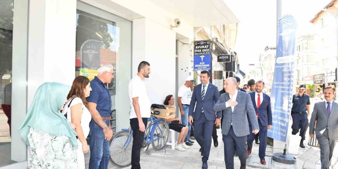 Vali Coşkun, İlçede Ziyaretlerini Çivril İle Devam Etti