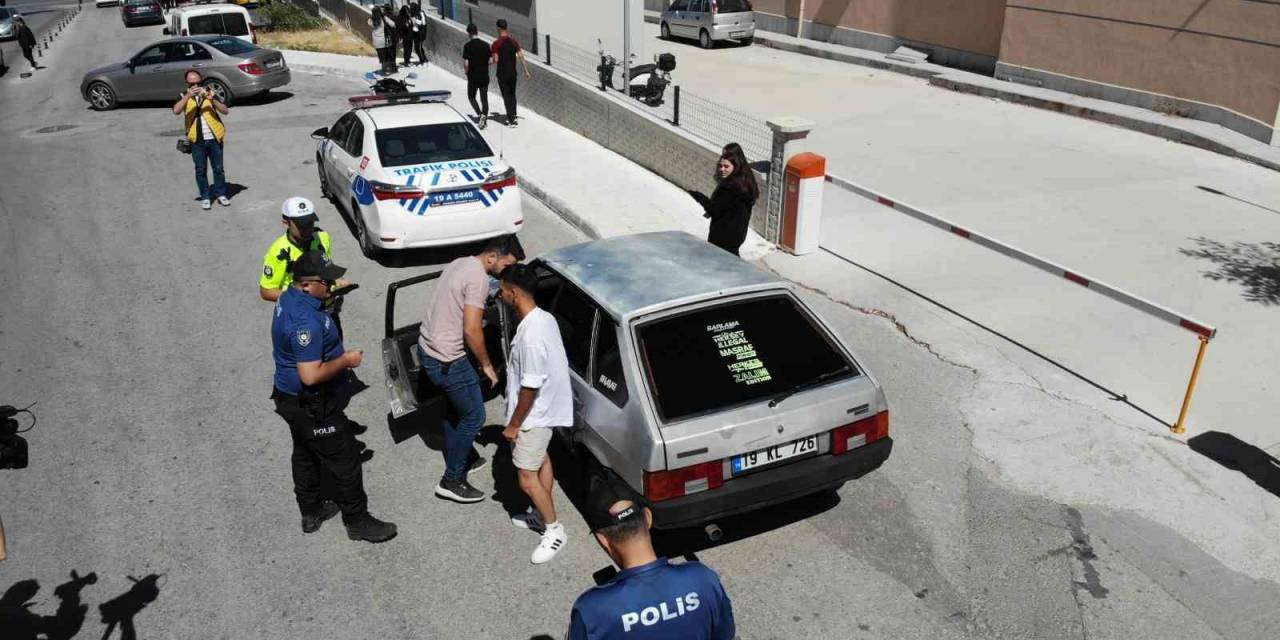 Çorum Polisinden Okul Önlerinde Şok Denetim