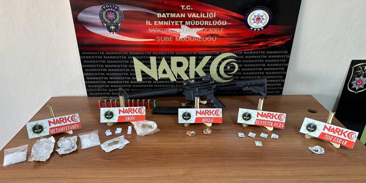 Batman’da Uyuşturucu Operasyonu: 8 Kişi Tutuklandı