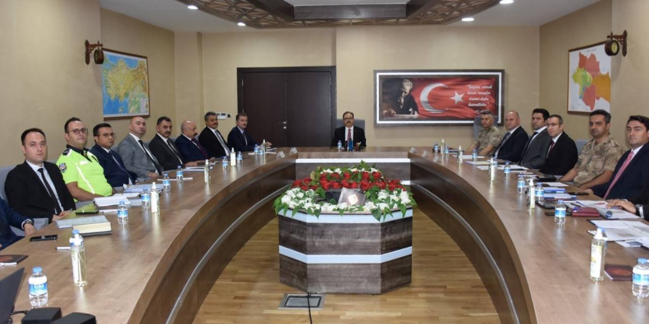 Siirt’te Güvenlik Ve Asayiş Koordinasyon Toplantısı Yapıldı