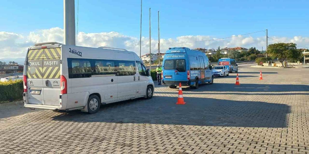 Çanakkale’de Okul Servis Araçlarına Denetim