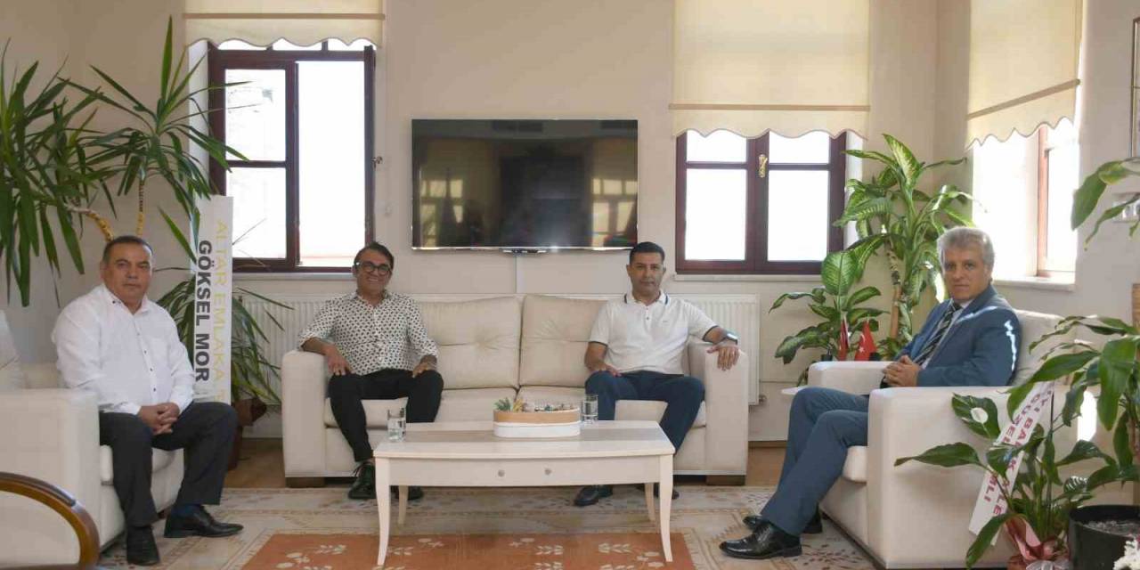 Başkan Ömer Günel’den Kaymakam İbrahim Keklik’e ‘Hayırlı Olsun’ Ziyareti