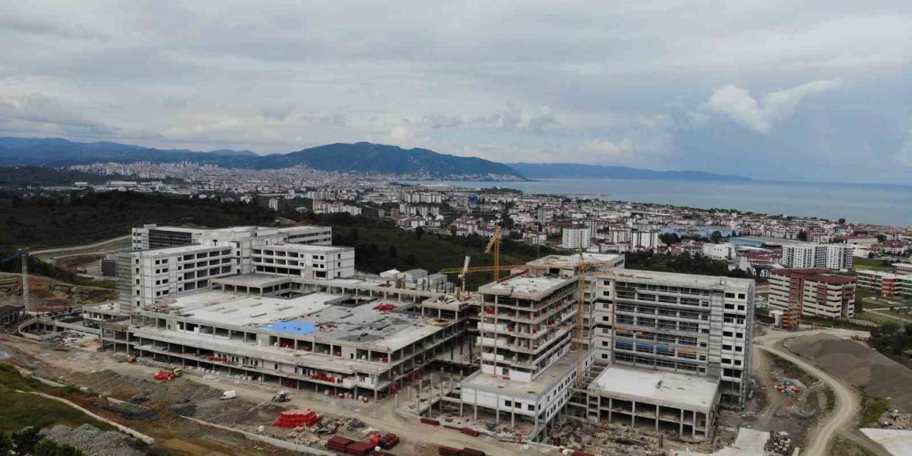 Ordu Şehir Hastanesi İnşaatı Yüzde 74’e Ulaştı