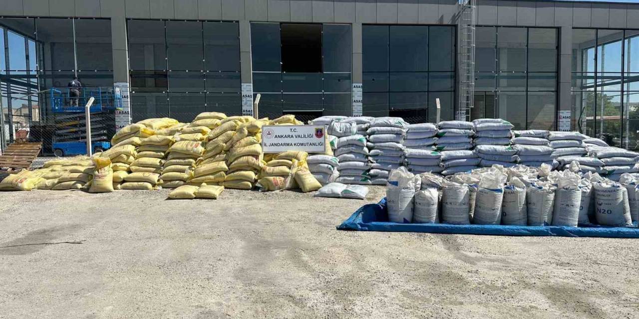Başkentte 57 Ton Taklit Gübre: 1 Gözaltı