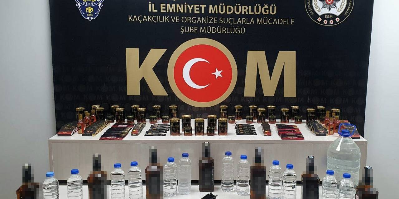 Çorum’da Kaçak İçki Ve Cinsel İçerikli Ürün Ele Geçirildi
