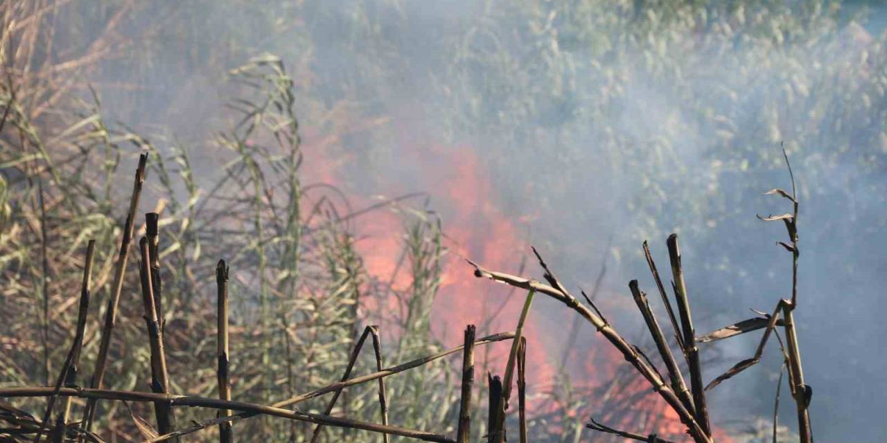 Antalya’da Falezlerde Yangın Paniği