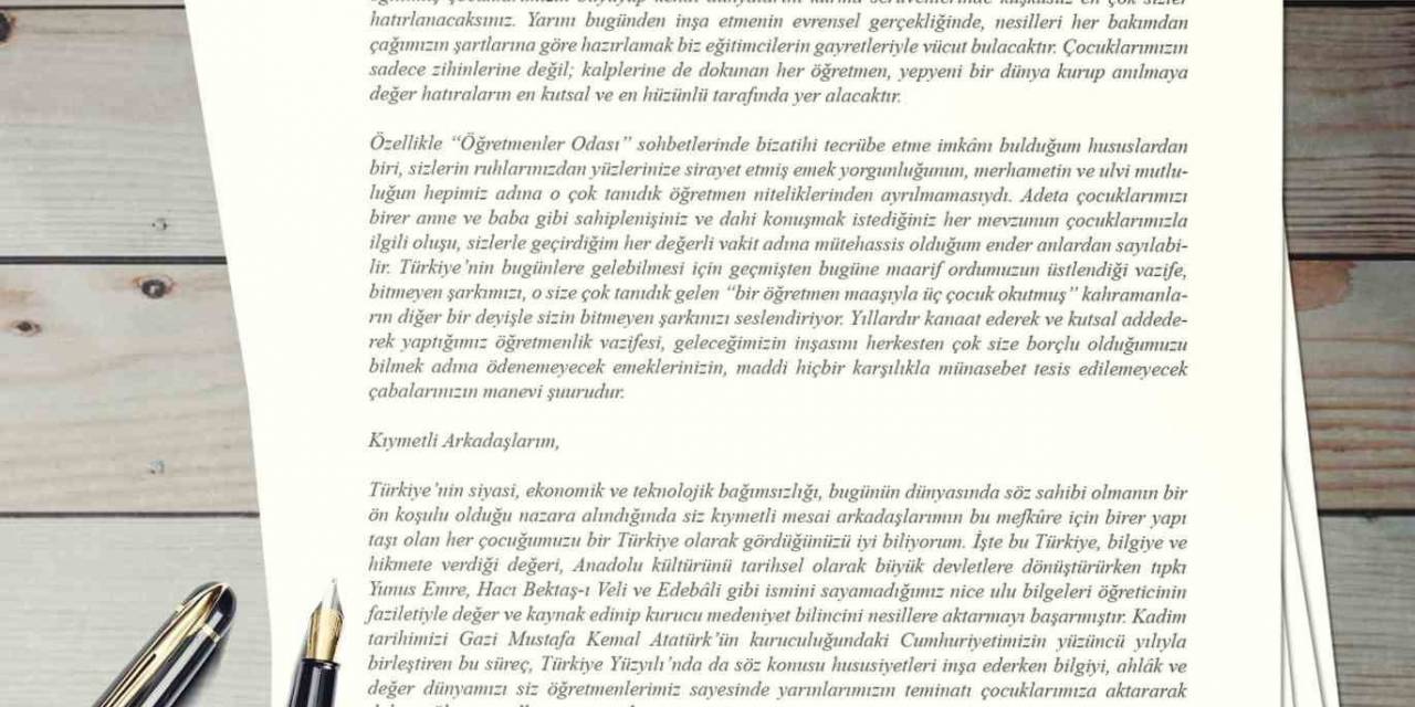 Bakan Tekin’den Yeni Eğitim Öğretim Yılı Mesajı