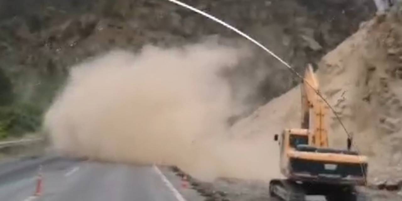 Uzundere Yolunda Tehlikeli Anlar