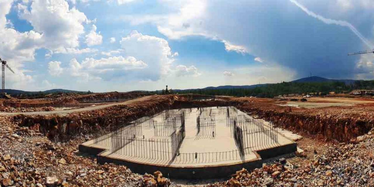 Toki Menteşe 3. Etap Sosyal Konutların Temel İnşaatı Tamamlanıyor