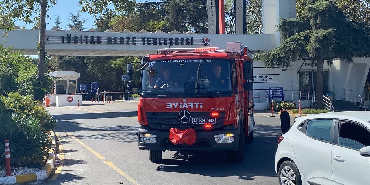 Tübitak’ta Solvent Tankında Parlama Sonrası Yangın