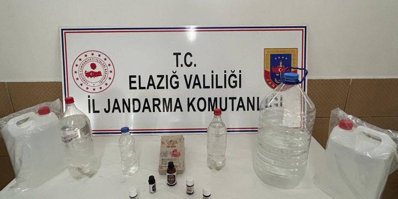 Elazığ’da Kaçak İçki Operasyonu