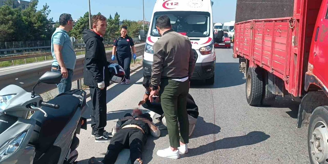 Yeni Aldığı Motosikletle Kaza Yaptı