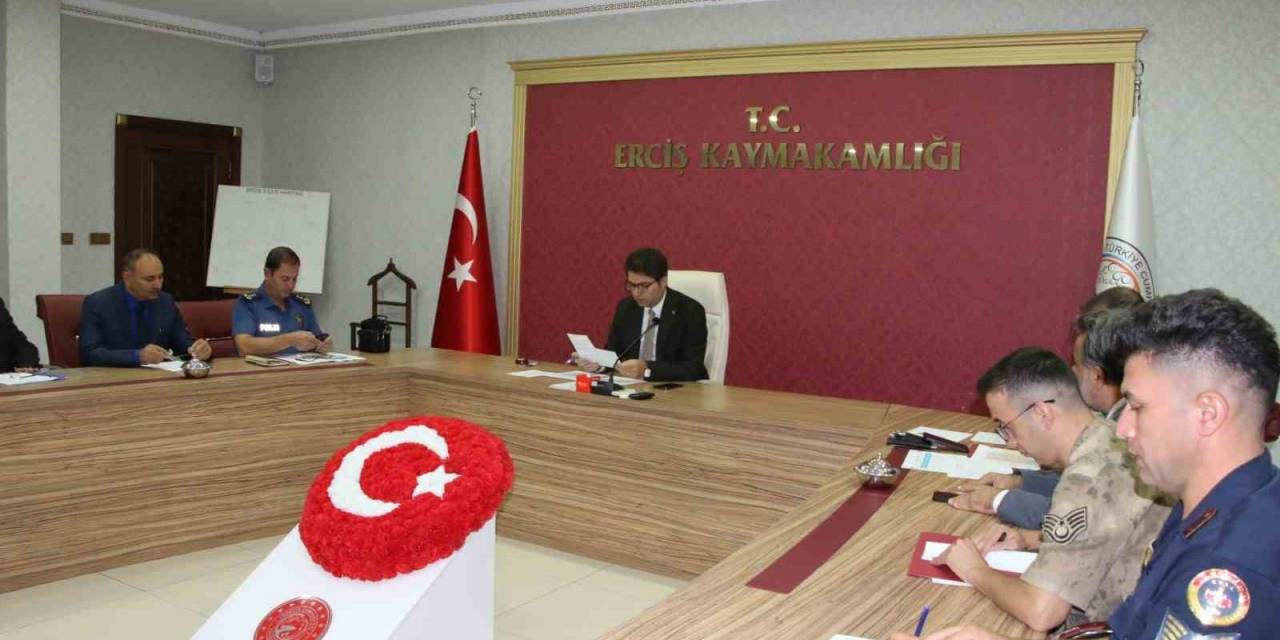 Erciş’te Okul Güvenliği Toplantısı Yapıldı