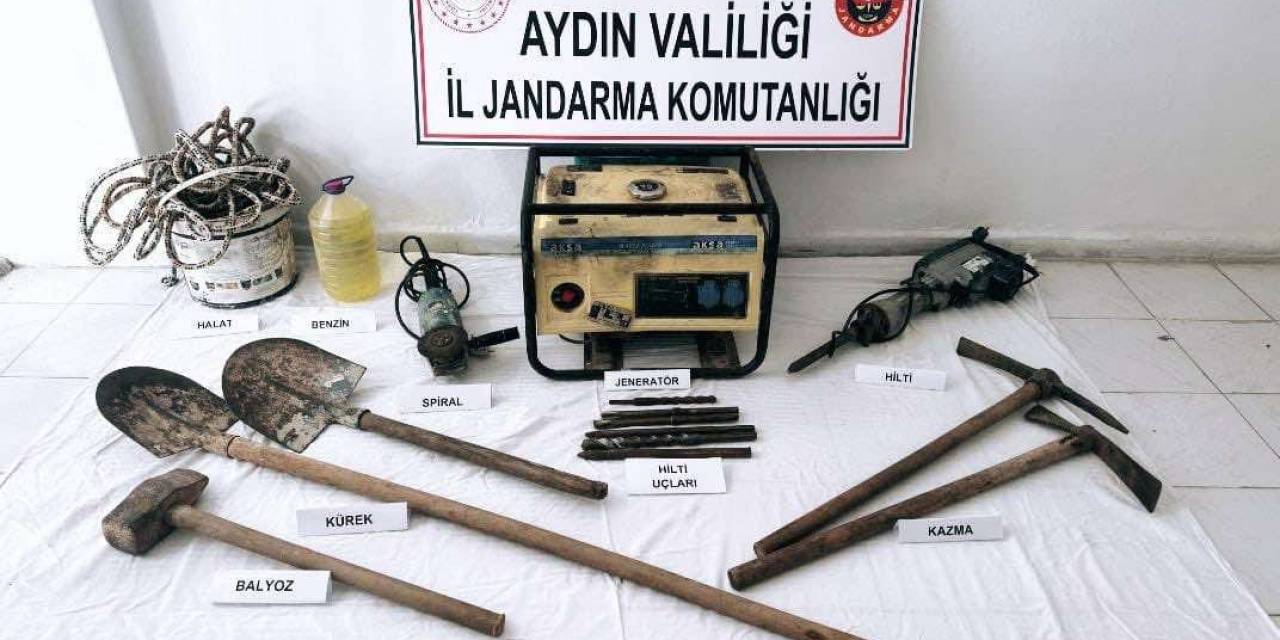 Kaçak Kazı Yaparken Suçüstü Yakalandılar