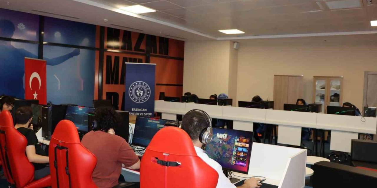 Erzincan’da Kurulan E-spor Atölyesinde Müsabakalar Sürüyor