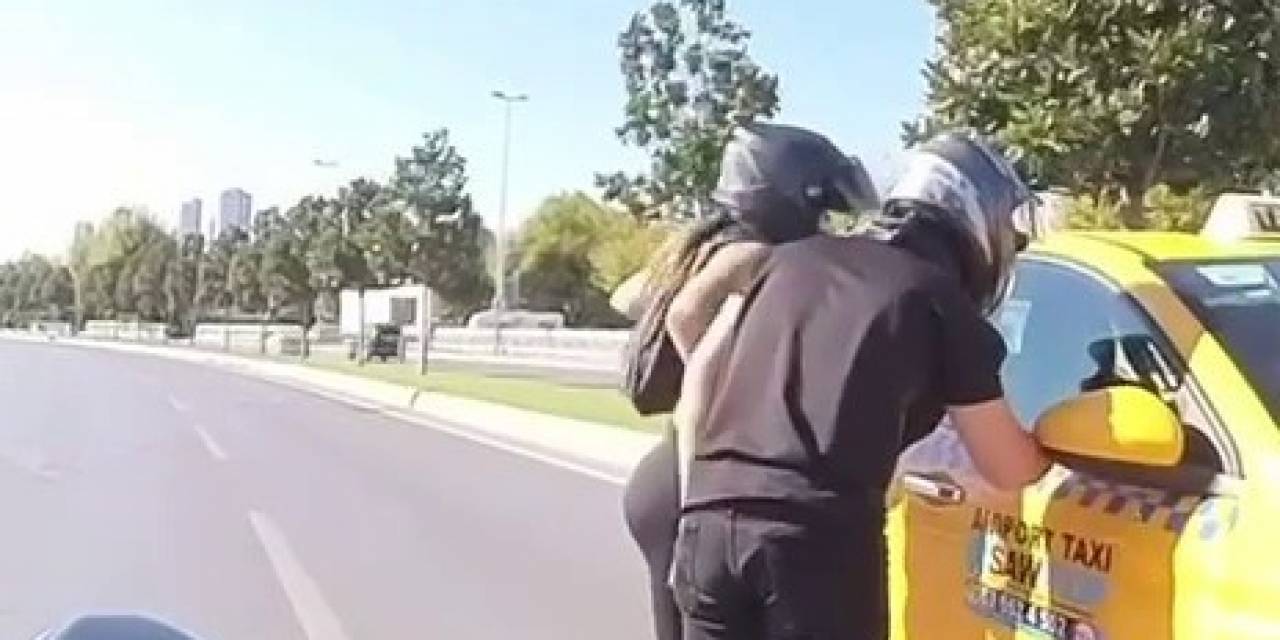 Pendik’te Kendisine Çarpan Taksi Sürücüsünü Nefes Kesen Kovalamaca Sonunda Yakaladı