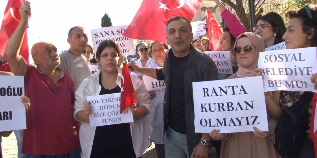 Maltepe’de Sitede Tahliye Krizi: Ekipler Tepkiyle Karşılandı