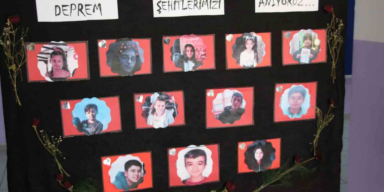 Depremde Hayatını Kaybeden Öğrenciler Unutulmadı
