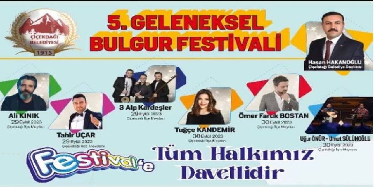 Çiçekdağı Belediyesi, ’bulgur’ Festivaline Hazırlanıyor