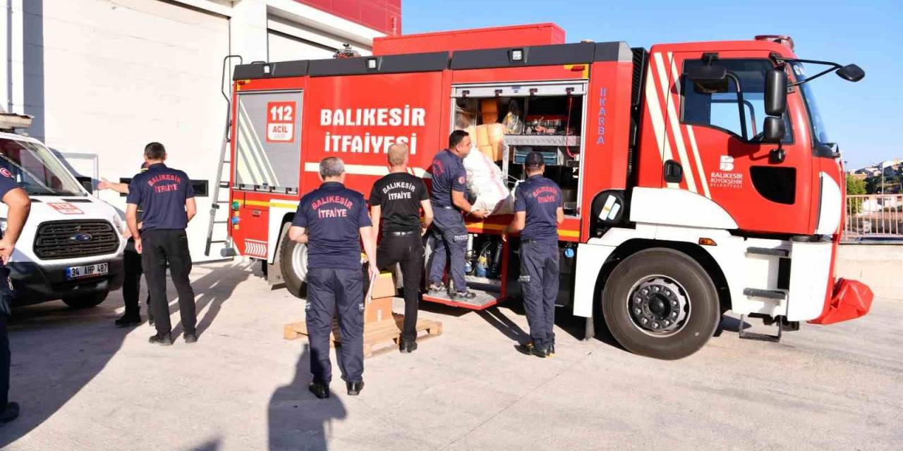 Balıkesir Büyükşehrin Arama Kurtarma Ekibi Libya’da