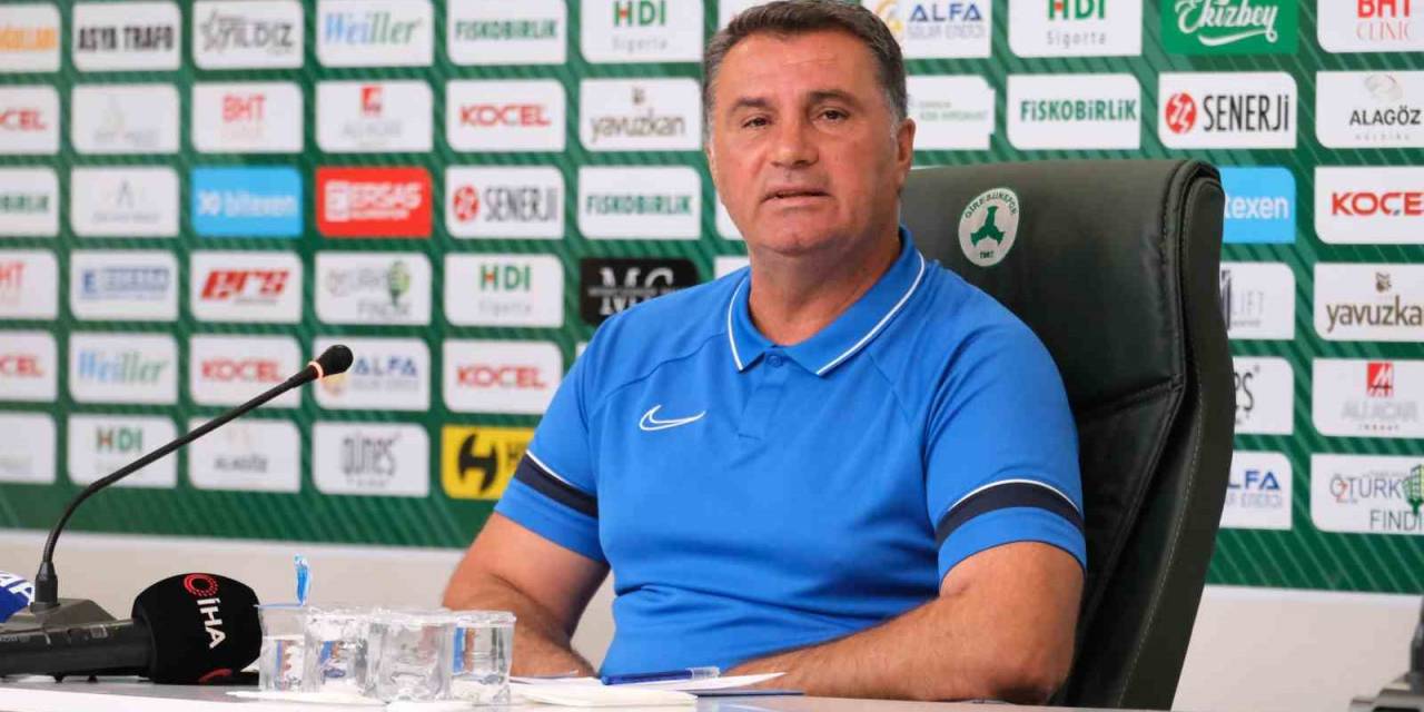 Giresunspor Teknik Direktörü Mustafa Kaplan, İlk 4 Haftayı Değerlendirdi